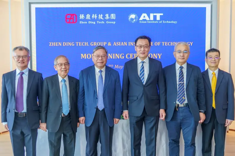 AIT Signs MOU with Zhen Ding Technology Group, Taiwan to Advance Global Tech Talent and Innovation