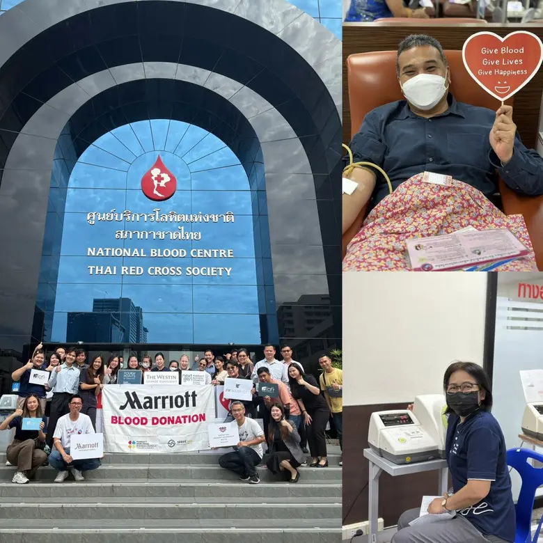The Westin Grande Sukhumvit, together with other Marriott hotels, continues to create meaningful impact for society by organizing the 11th "Marriott Blood Donation" event at the Thai Red Cross Society.