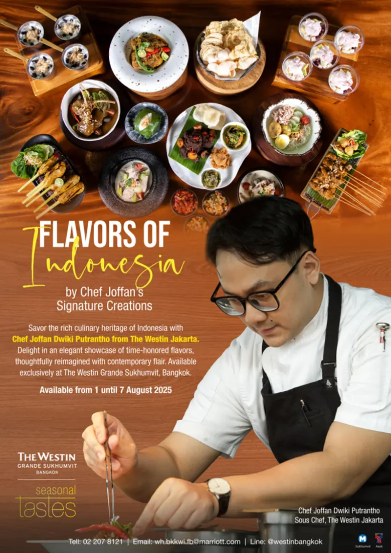 Indonesian Guest Chef at The Westin Grande Sukhumvit Brings the Flavors of the Archipelago to Bangkok
