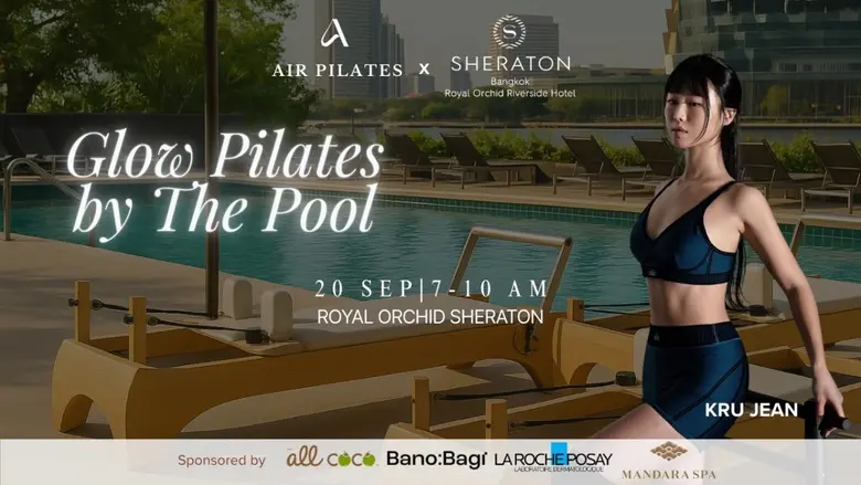 Glow Pilates by the Pool - A Riverside Experience that Moves Your Body &amp; Calms Your Soul