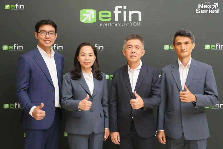 กลุ่มธุรกิจ efin ปิดฉาก NEXT SERIES 2025 อย่างสวยงาม รวมสุดยอดผู้นำวงการหลักทรัพย์ สู่ยุค AI อย่างยั่งยืน