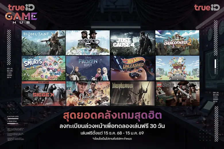 TrueID Game Hub : ขีดสุดแห่ง Cloud Gaming เปิด Open Beta วันนี้! หลังสร้างประวัติศาสตร์ใหม่เปิด Close Beta Test ในงาน gamescom asia x Thailand ยอดพุ่งทะลุ 15 ล้านครั้ง ใน 3 วัน TrueID Game Hub : ขีดสุดแห่ง Cloud Gaming เปิด Open Beta วันนี้! หลังสร้างประวัติศาสตร์ใหม่เปิด Close Beta Test ในงาน gamescom asia x Thailand ยอดพุ่งทะลุ 15 ล้านครั้ง ใน 3 วัน
