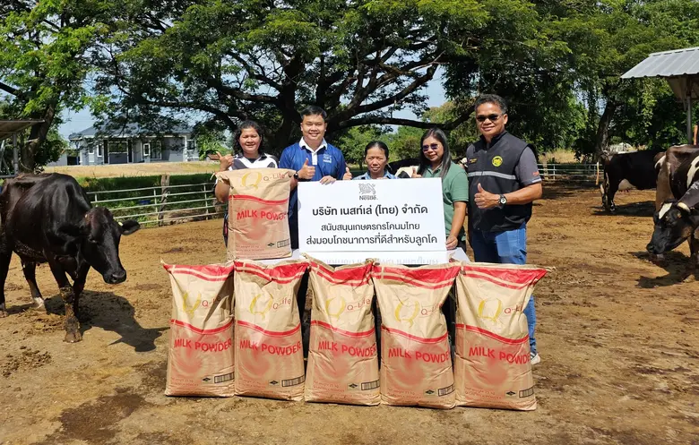 Nestle Supports Thai Dairy Farmers by Providing Good Nutrition for Raising Calves