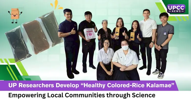 UP Researchers Develop "Healthy Colored-Rice Kalamae" Empowering Local Communities through Science