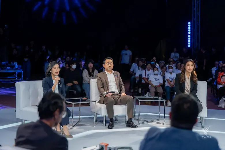 8 บรรณาธิการสื่อชื่อดัง แท็กทีมดีเบต "กู้ ไทยทานิก เศรษฐกิจไทย" 3 พรรคการเมืองประชันวิสัยทัศน์