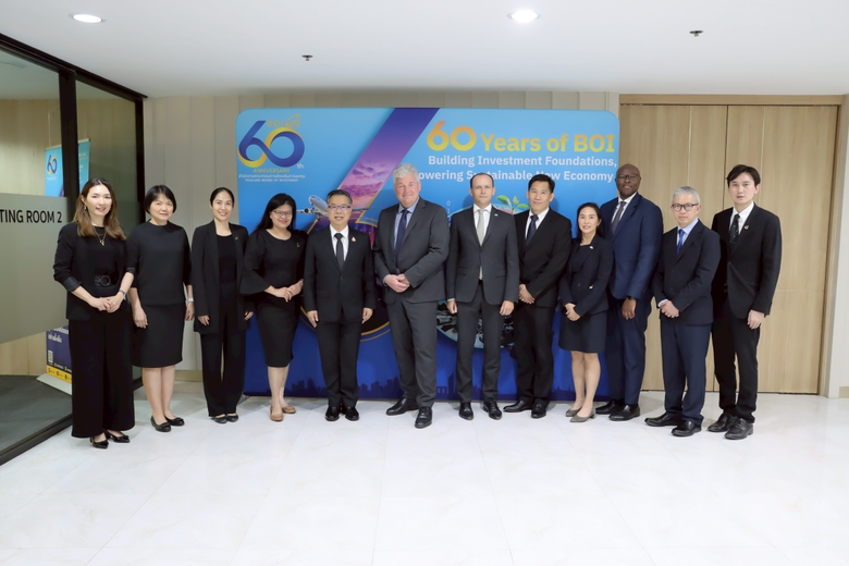 ASML ผู้นำเครื่องจักรผลิตชิปอันดับหนึ่งของโลก พบบีโอไอ ถกการพัฒนาซัพพลายเชน หนุน "ชิปเมดอินไทยแลนด์"