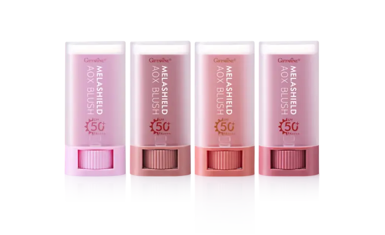 กิฟฟารีน แนะนำไอเท็มเด็ด "Giffarine Melashield AOX Blush SPF 50+ PA++++" (กิฟฟารีน เมลาชิลด์ เอโอเอ็กซ์ บลัช เอสพีเอฟ 50+ พีเอ++++) สวยครบ จบในแท่งเดียว