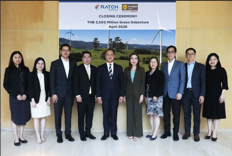 Krungsri and RATCH Group Celebrate the Success of THB 3.5 Billion Green Debenture Offering