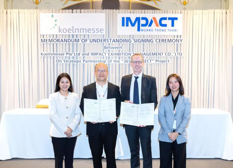 IMPACT Culinova teams up with Koelnmesse to sign an MOU for the "365 CONNECT" project, empowering food and beverage operators to access out-of-season markets